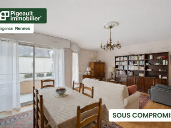 Appartement T3 à vendre – Rennes centre ville – Dinan Chezy – DPE C – Ascenseur – Balcon – Garage et cave