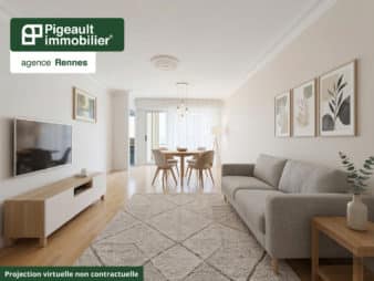 Appartement T3 à vendre – Rennes quartier Fac de droit – Ascenseur – Parking – Proche métro