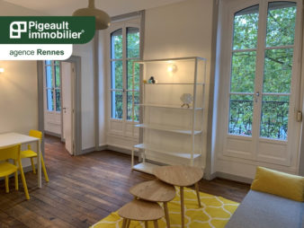 Appartement T2 – 44.5m² – Meublé – Place de Bretagne – Rennes