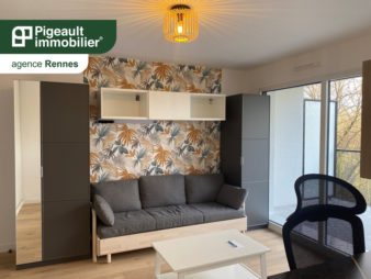 Appartement Rennes T1 Meublé – Centre ville – Prairies St Martin – 25.57 m2