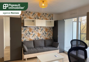 Appartement Rennes T1 Meublé – Centre ville – Prairies St Martin – 25.57 m2 - SC9293