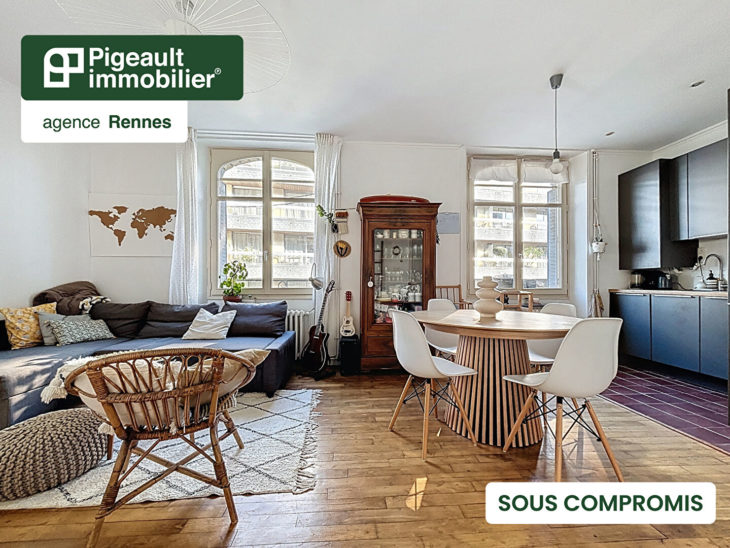 Appartement T3 à vendre – Rennes – Thabor – Saint Hélier – 2 chambres - AG3555-2