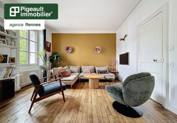 Appartement Rennes 4 pièces 115.09 m2 – Rennes – Centre ville – Dernier étage – Proche place de Bretagne – Greniers et Cave - SC202686