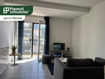 Appartement Saint Jacques De La Lande 2 pièces 47.26 m2 – Rennes Quartier La Madeleine – Rue de Nantes – Balcon – Parking – Cave – Cellier