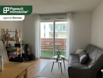 Appartement studio avec parking et balcon – 29.19m² – Quartier du Vert Buisson – BRUZ