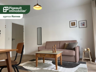 Appartement Rennes T1 Meublé – Centre ville – Prairies St Martin – 25.56 m2