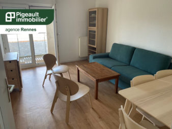 Appartement T2 – Balcon et parking – Quartier Arsenal Redon – Rennes