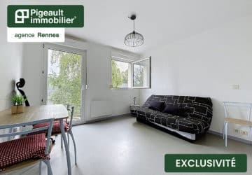 Studio à vendre – Rennes – Beaulieu – Proche université – Parking – Libre à la vente – DPE C - AG2331
