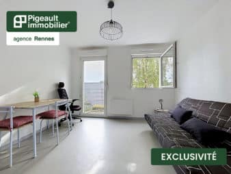 Studio à vendre – Rennes – Beaulieu – Proche université – Parking – Libre à la vente – DPE C