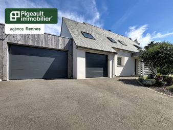 Bruz – Golf de Cicé Blossac – 158 m² rénovés – 5 chambres – DPE A – Géothermie -Terrasse sud – Calme
