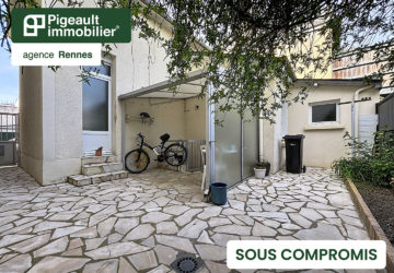 Maison T3 sous compromis – Rennes La Touche – Bourg l&rsquo;Eveque – Calme - AG3689-1
