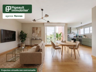 Appartement T4 à vendre – 3 chambres – Montgermont – Balcon – Garage