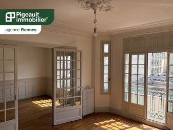 Appartement T3 à louer – 86 m² – Rennes – Centre ville Quartier St Helier  – Garage, cave et grenier