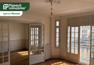 Appartement T3 à louer – 86 m² – Rennes – Centre ville Quartier St Helier  – Garage, cave et grenier - SC9667