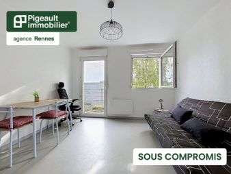 Studio sous compromis – Rennes – Beaulieu – Proche université – Parking – Libre à la vente – DPE C