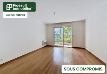 Appartement T2 sous compromis – Rennes Quartier Lorient / Saint Brieuc – Terrasse – Garage – 1 chambre - AG2636-5
