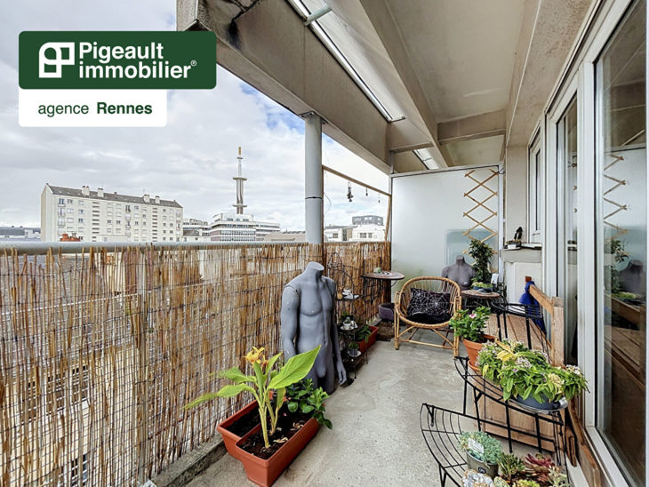 Appartement T2  à vendre – Rennes Quartier Mabilais Arsenal Redon- Parking – Balcon - AG3644
