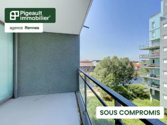 Rennes – Appartement T2 55m² environ – Proche vilaine – Garage – Terrasse – Bords de vilaine