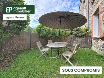 Appartement T2  sous compromis – Rennes – Dinan Chezy  – Rez de jardin – Cave