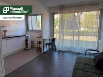 Appartement Rennes 1 pièce – 26.24 m2 – Allée Jean de la Varende – Beaulieu – Proche Université – DPE C
