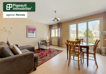 Appartement T3 à vendre – Rennes – Mail François Mitterrand – Parking – Cave – Balcon – 2 chambres - AG3761