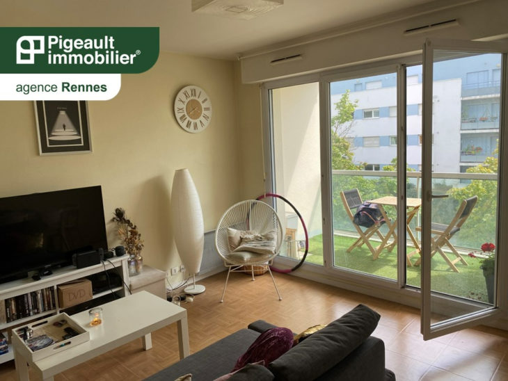 Appartement T2 – Loggia et garage sous-sol – Quartier Bellangerais – Rennes - SC9678