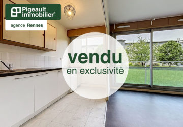 Studio vendu – Rennes Beaulieu – Parking – Proche université – DPE C - AG3639-2