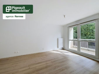 Appartement T3 à vendre – Rennes quartier Longs Champs – Garage – Balcons – Cave – Vue sur verdure