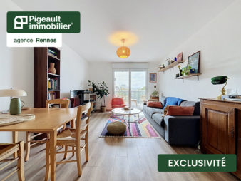 Appartement T3 à vendre à Rennes – Alphonse Guérin – 68,56 m² – 2 chambres – Loggia – Parking
