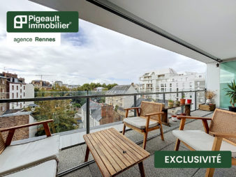 Appartement T3 à vendre à Rennes – Alphonse Guérin – 68,56 m² – 2 chambres – Loggia – Parking