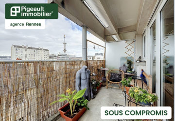 Appartement T2  sous compromis – Rennes Quartier Mabilais Arsenal Redon – Parking – Balcon - AG3644-1