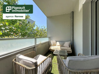 Appartement T3 à vendre – Rennes – La Courrouze – Balcon – Parking et Cave