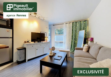 Appartement T2 à vendre – 1 chambre – Rennes – Arsenal Redon – Centre Ville - AG3793